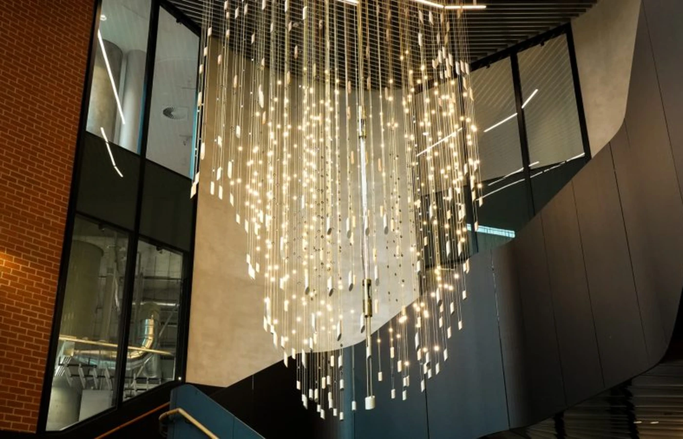 The Heart illuminated data installation at Melbourne Connect